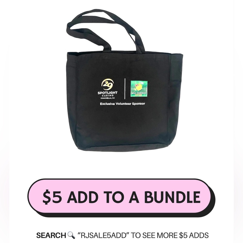 BNP PARIBAS OPEN SPOTLIGHT CASINO Official 2025 Tote Bag